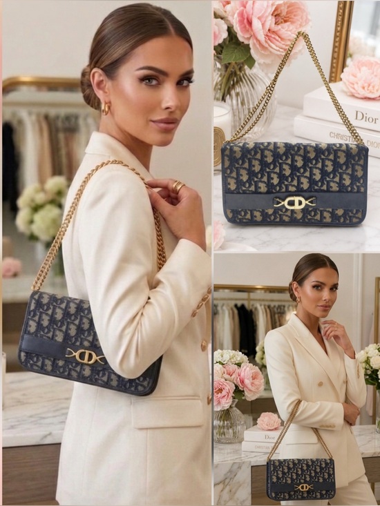 Dior Handbags - Christian Dior Vintage Trotter Romantique Satchel Bag Monogram Velvet Bow Y2K